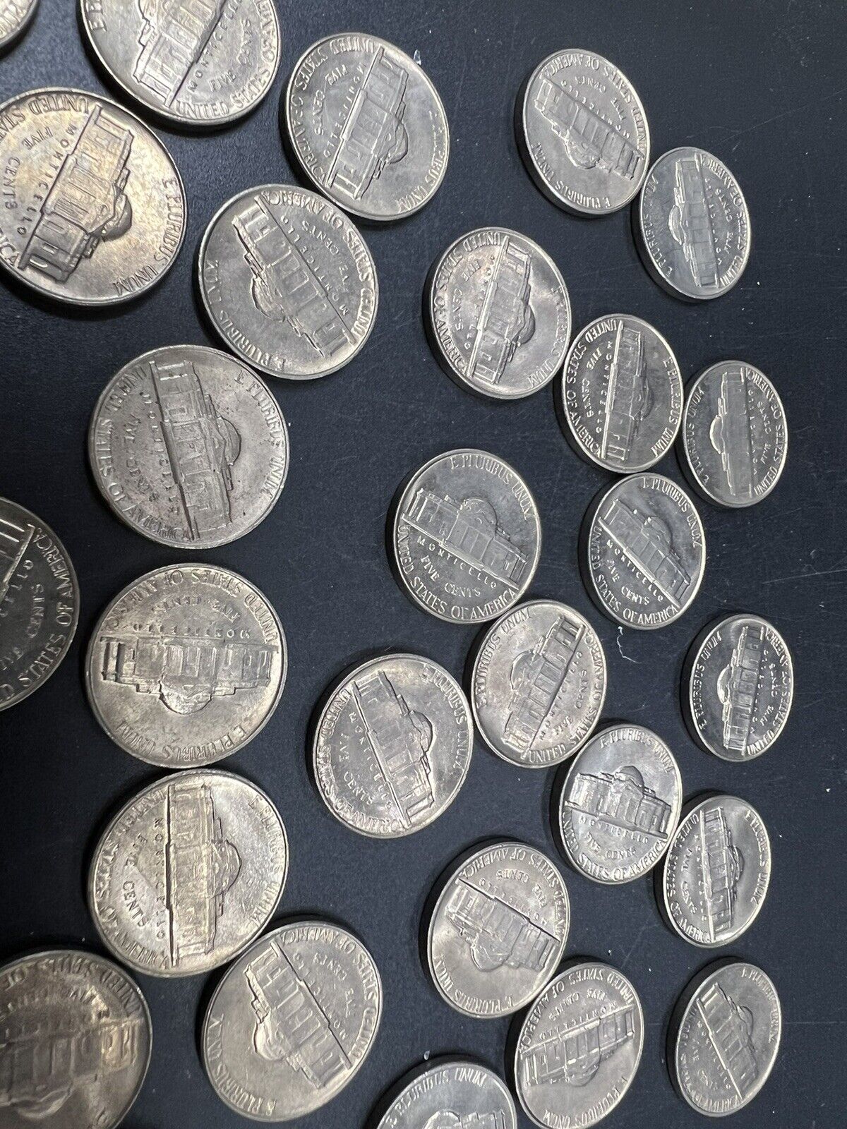 1952 P Jefferson Nickel BU UNC 39 Coin Partial Roll