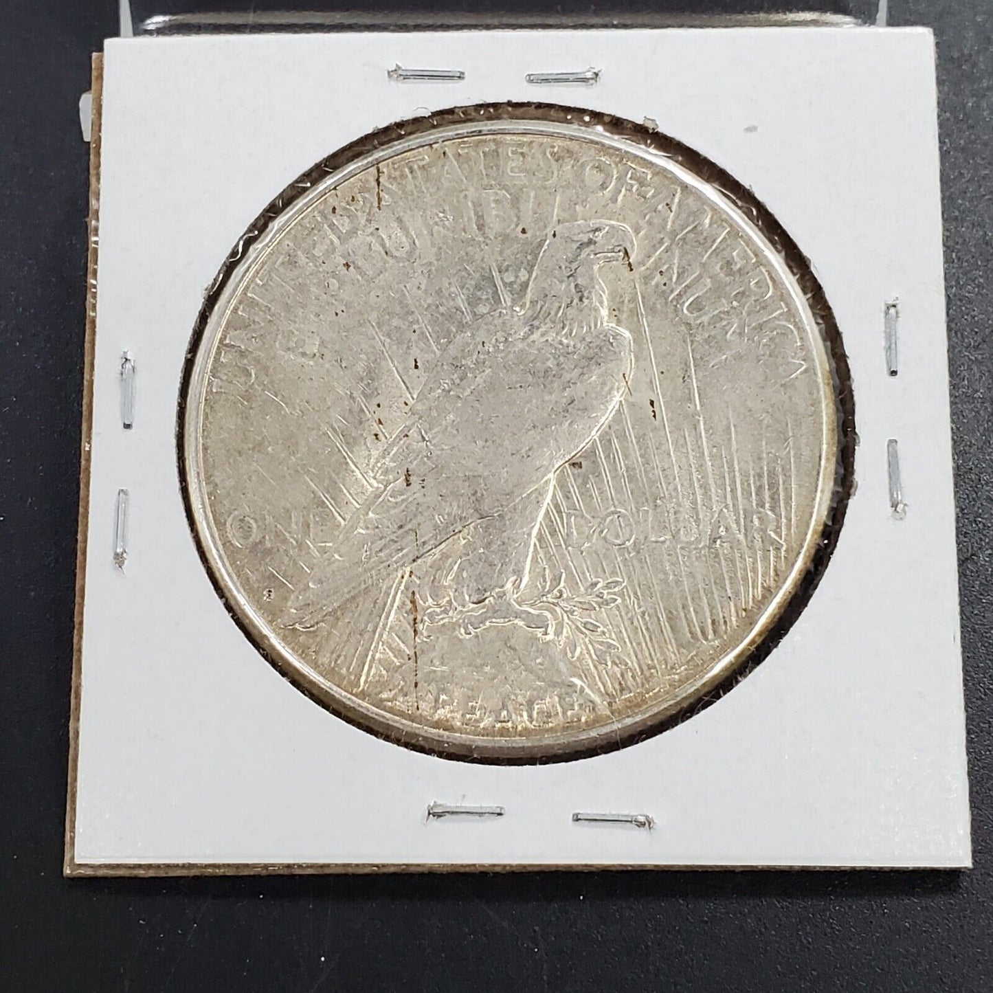 1922 P Peace Silver Eagle Dollar XF EF Extra Fine Neat Toning