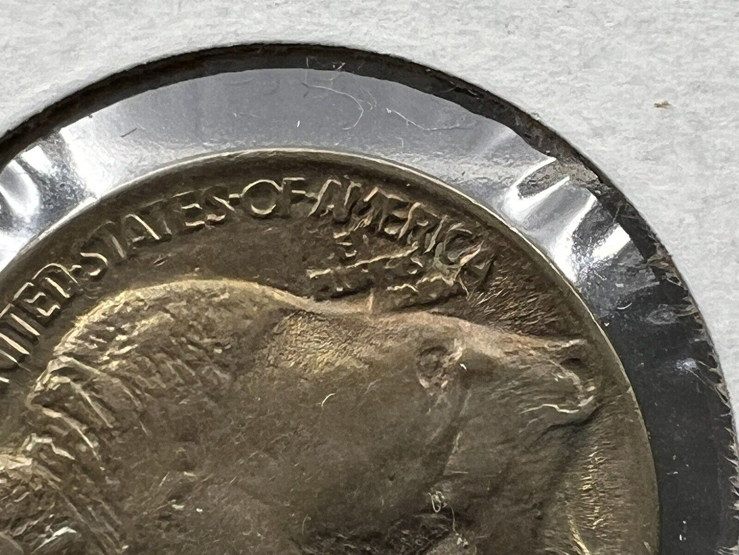 1913 P Buffalo Indian Head Nickel 5c BU UNC Type 1 Die Clash @ E Plurubus #1