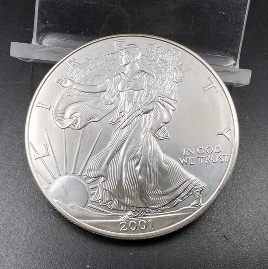 2001 1 oz .999 American Silver Eagle Coin Gem BU UNC