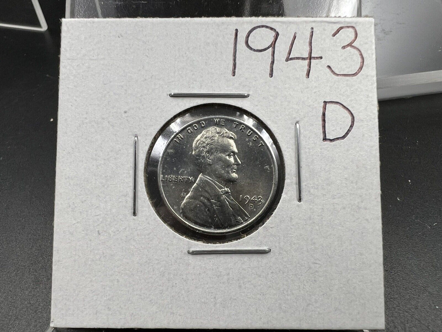 1943 D 1C Lincoln Steel Wheat Cent Penny WW2 Era Coin CH BU UNC