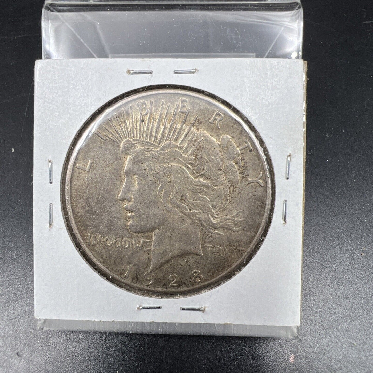 1928 S $1 Peace Silver Dollar Coin Upside Down Mint Mark VAM Variety XF EF Circ
