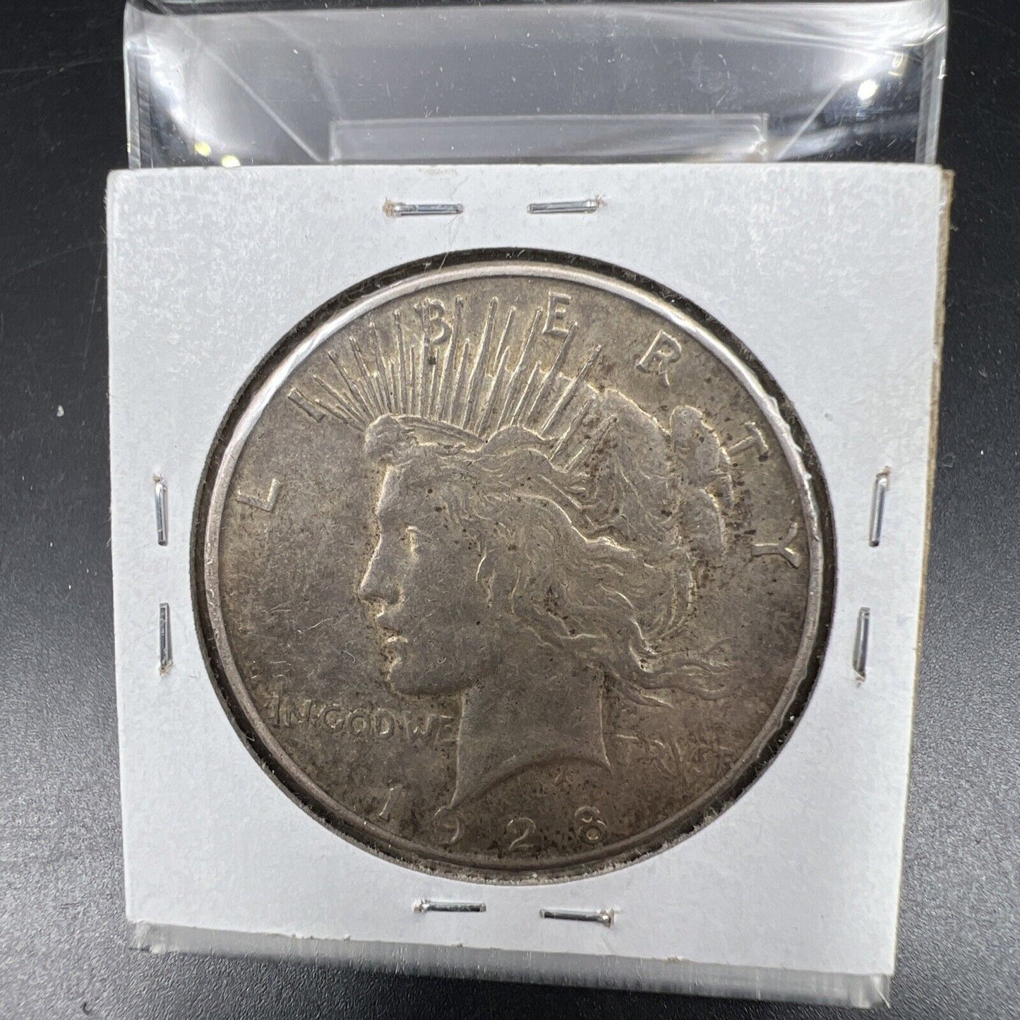 1928 S $1 Peace Silver Dollar Coin Upside Down Mint Mark VAM Variety XF EF Circ