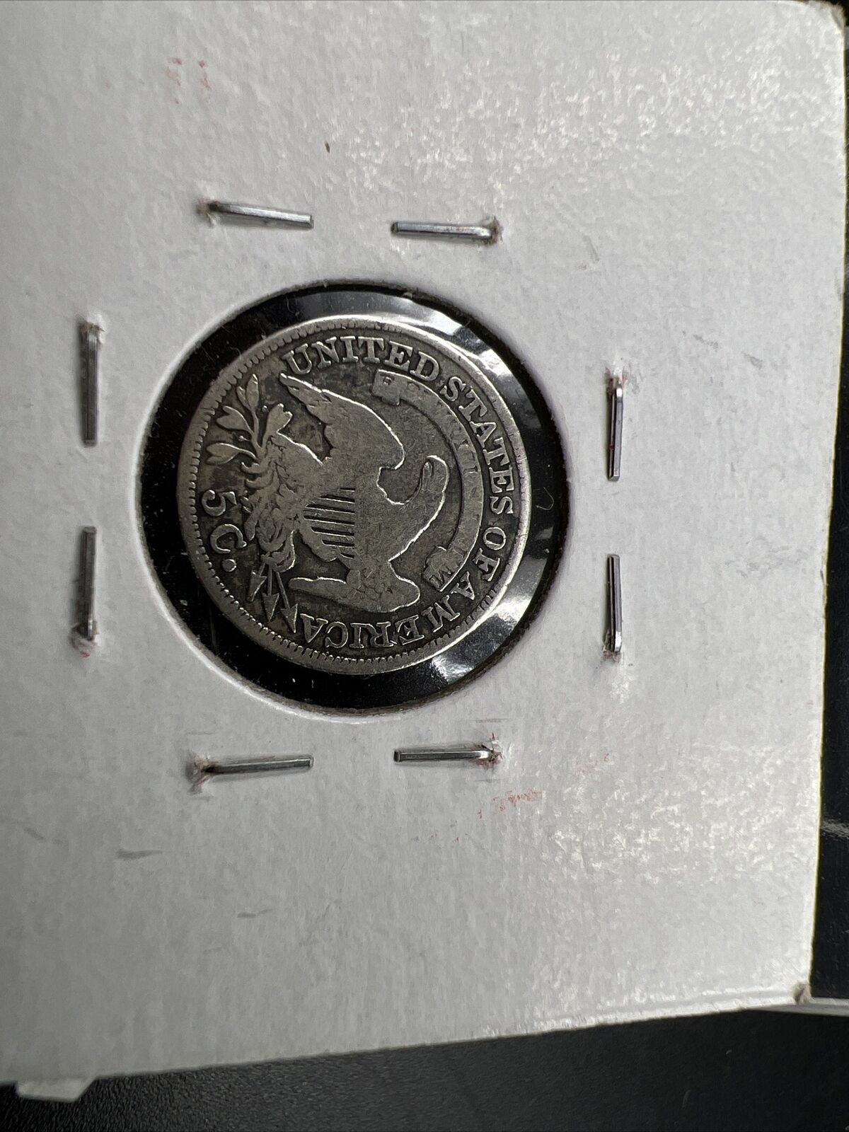 1835 5C Capped Liberty Bust Half Dime Silver Coin Choice Fine Circ