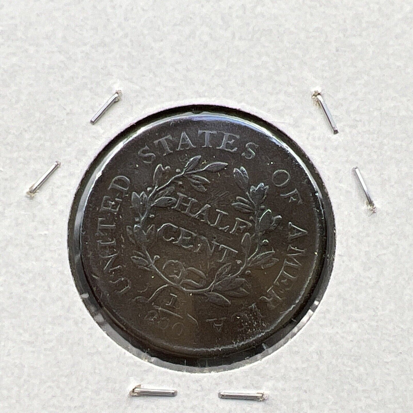 1806 1/2c Draped Bust Liberty Head Half Cent Coin Choice Fine Circ