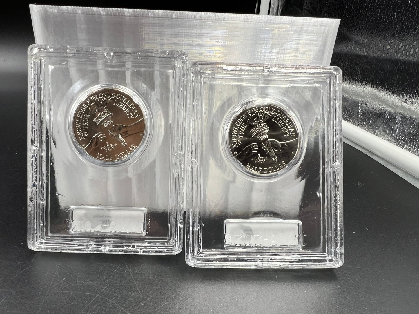 2 Coin P D Set 2026 Enduring Liberty Half Dollar Coins CLCC BU Certified