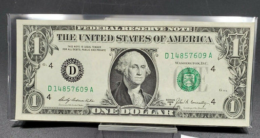 1969 B FRN Green Seal Federal Reserve Note Currency Bill Choice UNC 💵 8