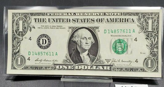 1969 B FRN Green Seal Federal Reserve Note Currency Bill Choice UNC 💵 9