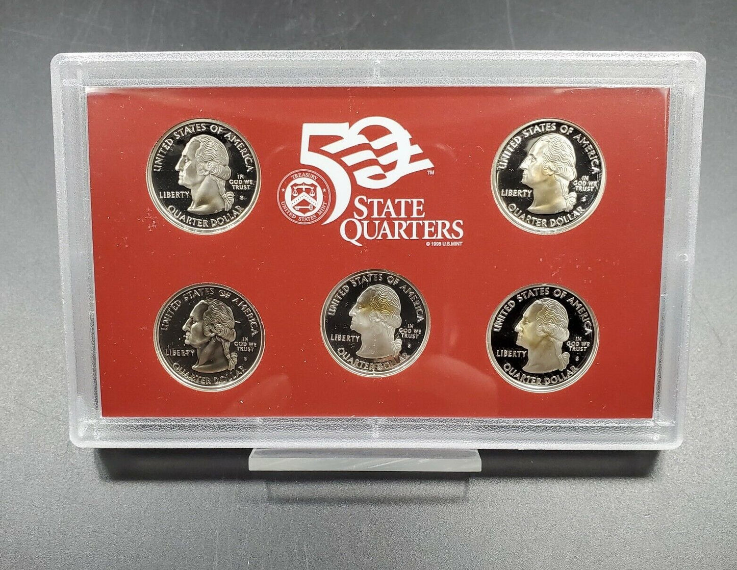 2006 State Statehood Quarter Proof Silver Coin Set OGP Nevada South Dakota