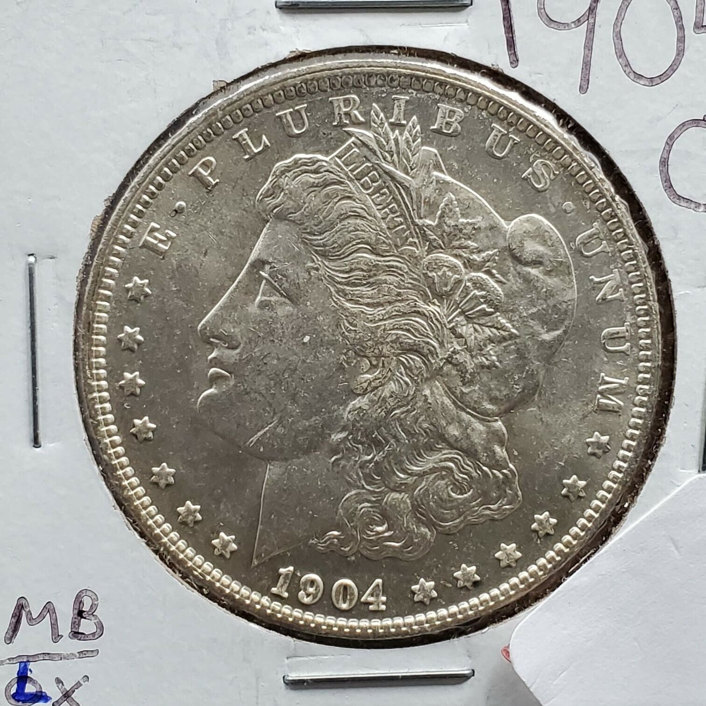 1904 O Morgan Silver Dollar Coin Average BU Uncirculated Condition