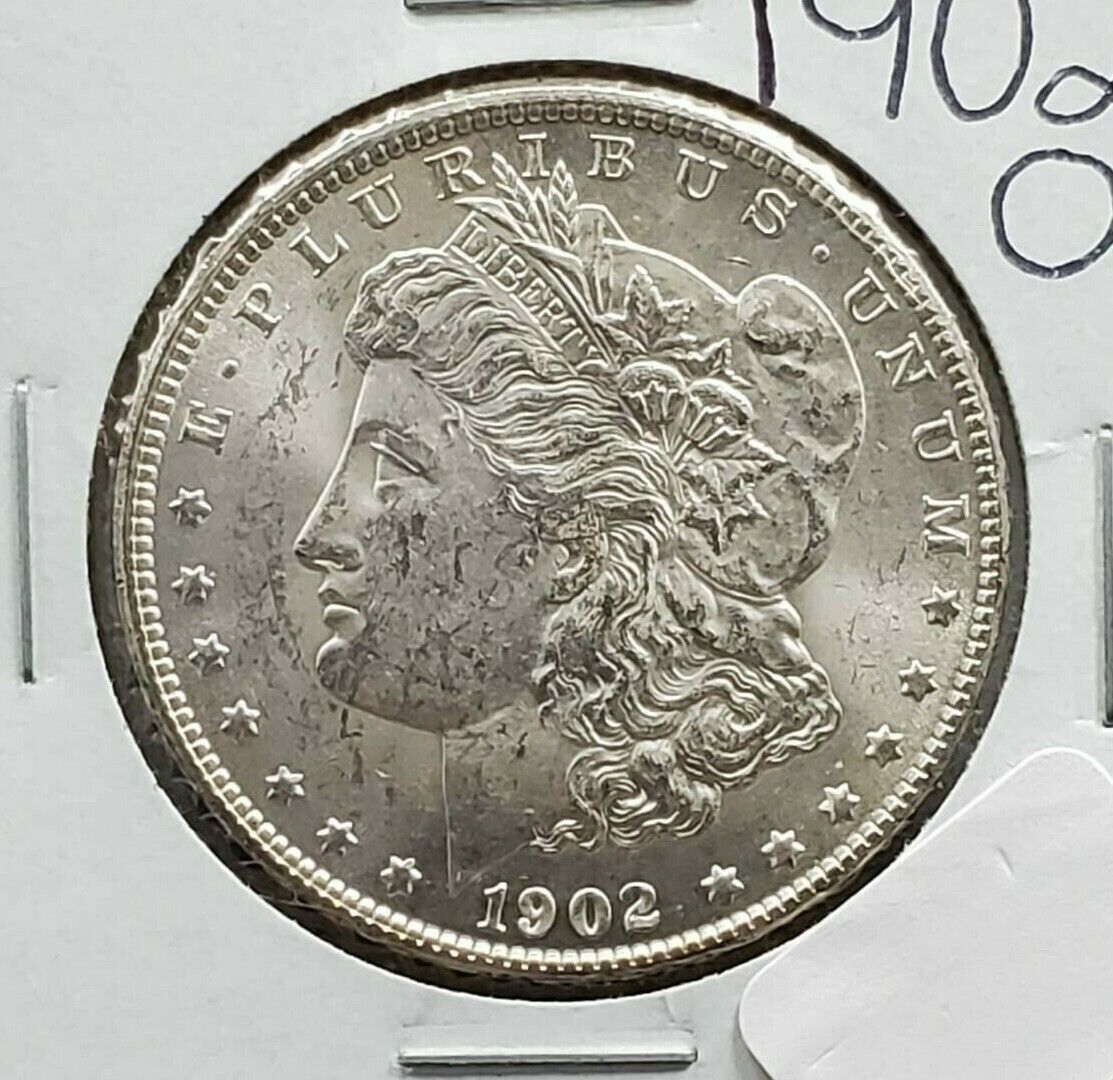 1902 O Morgan Silver Dollar Coin Average BU Uncirculated Nice Strike