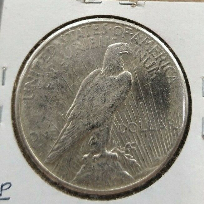1922 S Peace 90% Silver Eagle Dollar Coin XF EF Details Cleaned