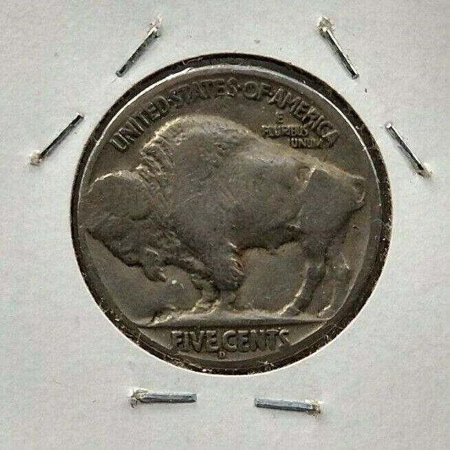 1926 D 5c Buffalo Indian Head Nickel Coin G Good Semi Key Date