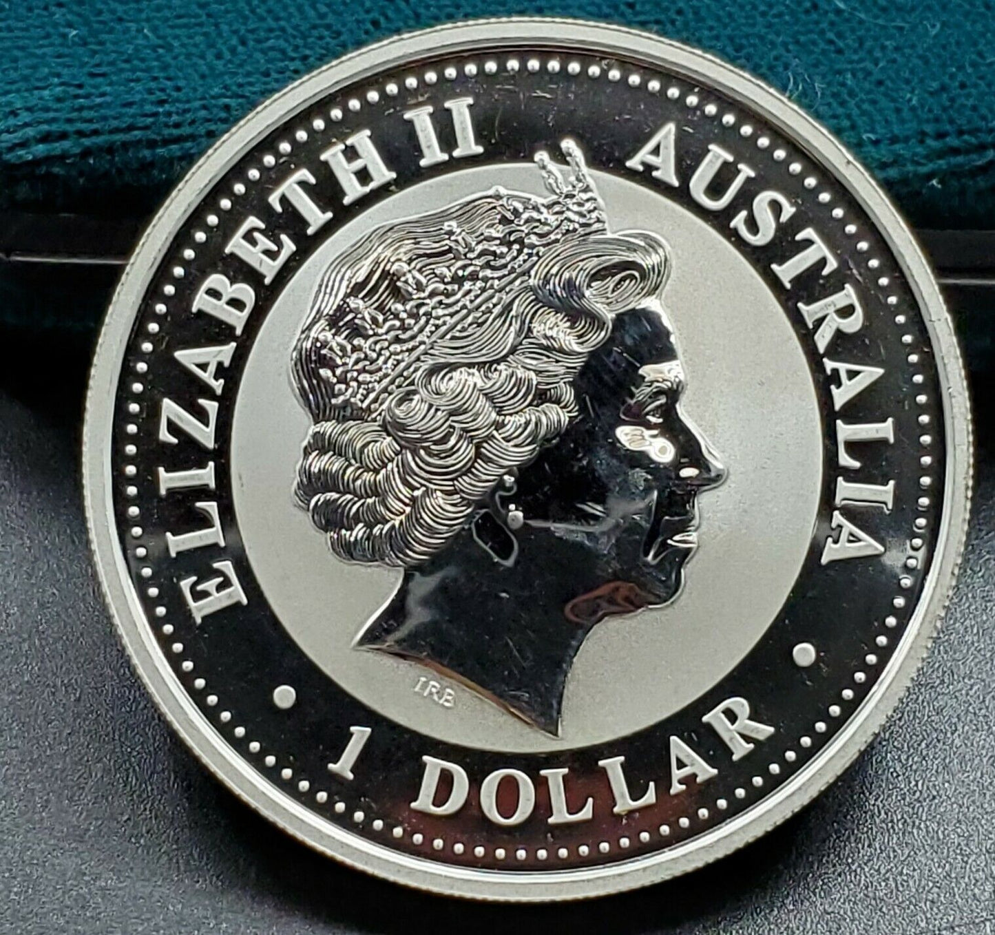 2001 Australian Kookaburra 1oz Silver Choice GEM Uncirculated $1 Coin