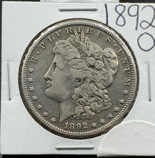 1892 O Morgan Silver Dollar Coin High Choice VF VERY FINE Circulated Condition