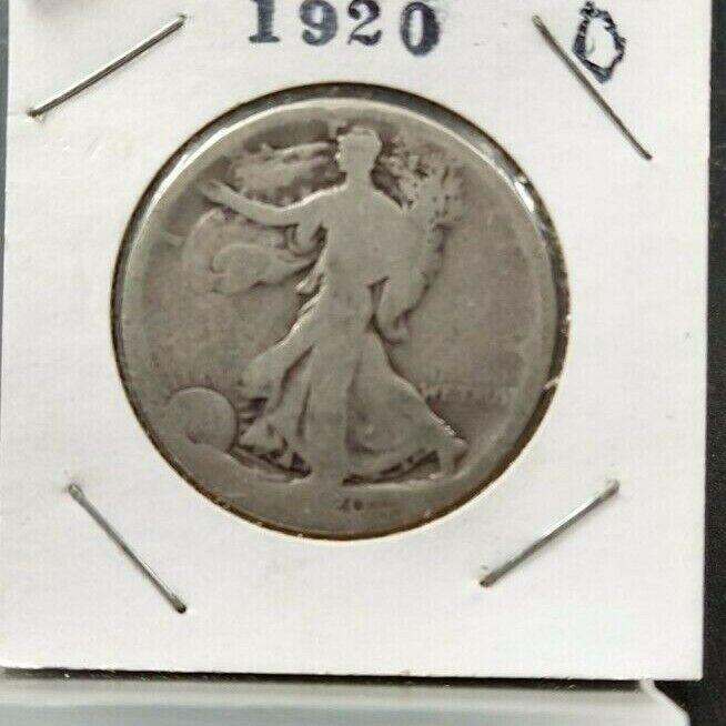 1920 D Walking Liberty Silver Eagle Coin Average AG ABOUT GOOD CIRC
