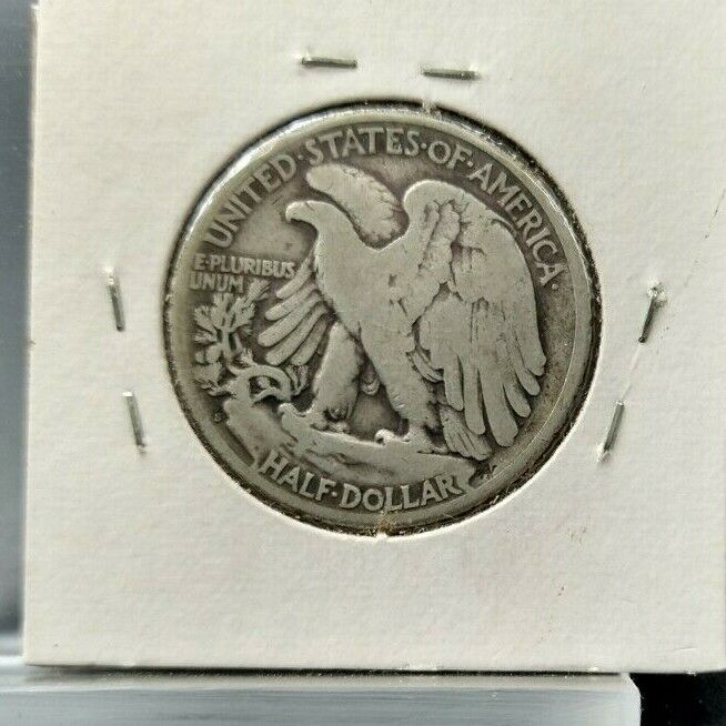 1918 S Walking Liberty Silver Half Dollar Coin Choice VG / Fine Circulated