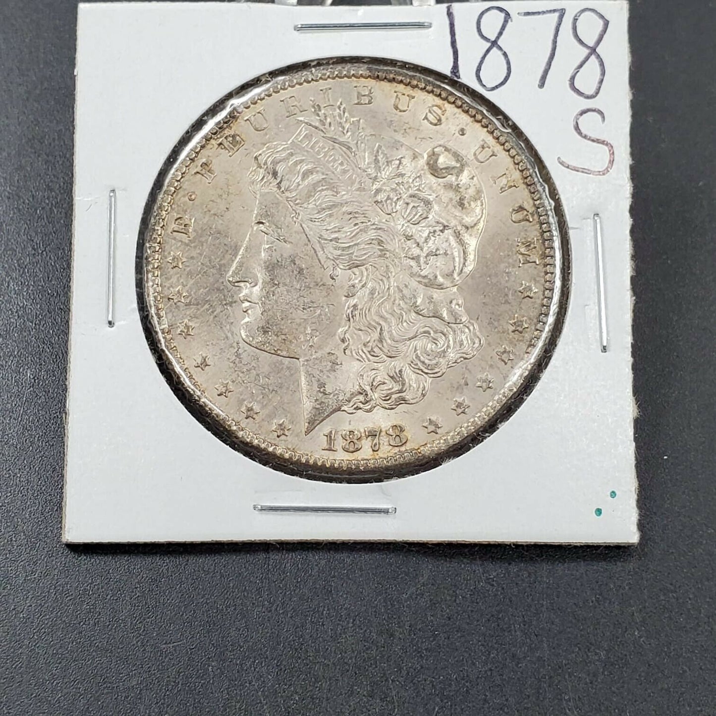 1878 S $1 Morgan Silver Eagle Dollar Coin Choice AU About UNC