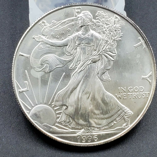 1996 1 oz .999 American Silver Eagle Coin Gem BU Uncirculated Key Date