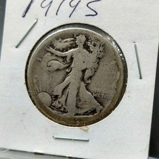 1919 S Walking Liberty Silver Eagle Half Dollar Coin Fair / AG Circulated