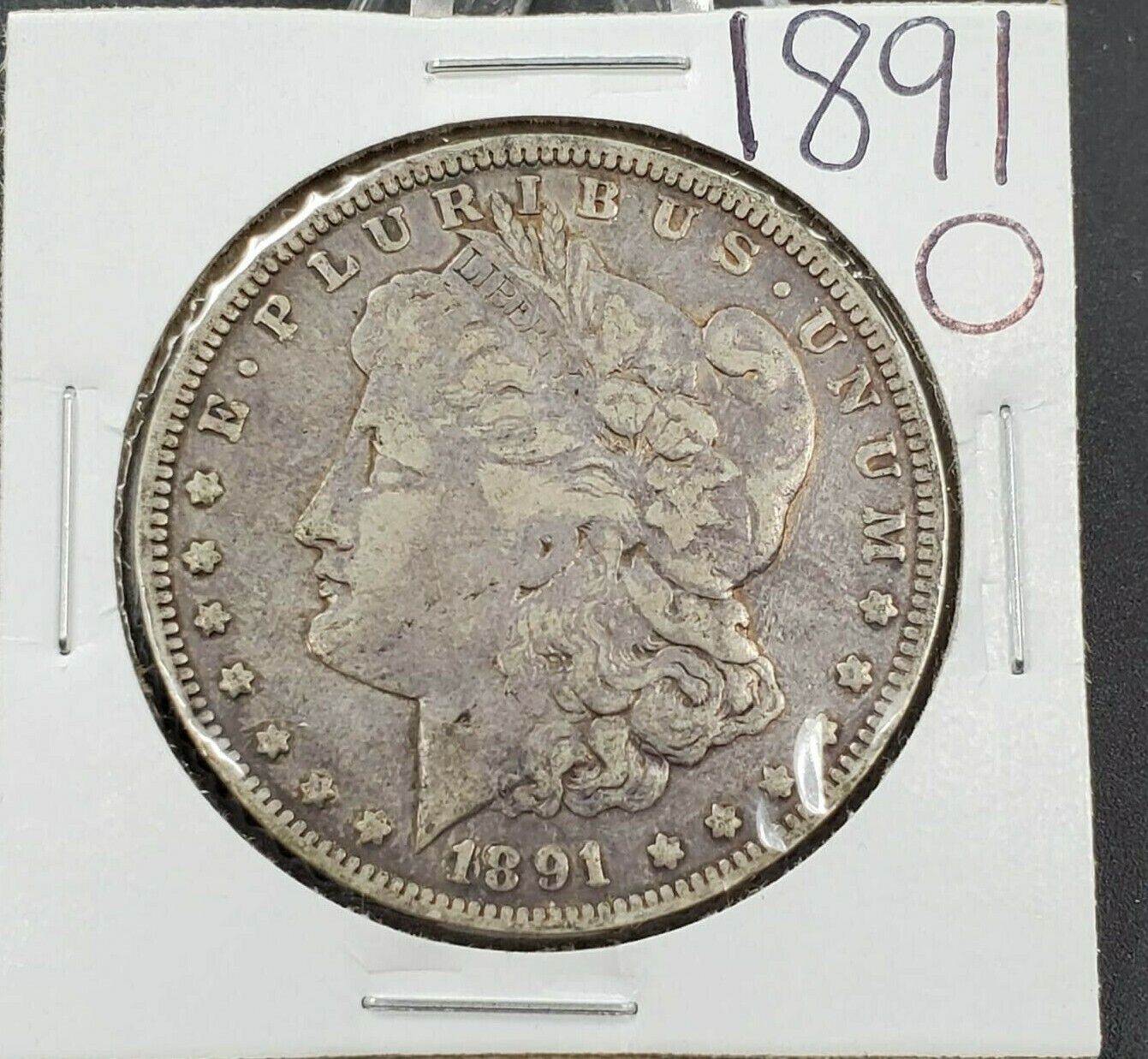 1891 O $1 Morgan Silver Eagle Dollar Coin Choice VG Very Good / F Fine Nice Circ
