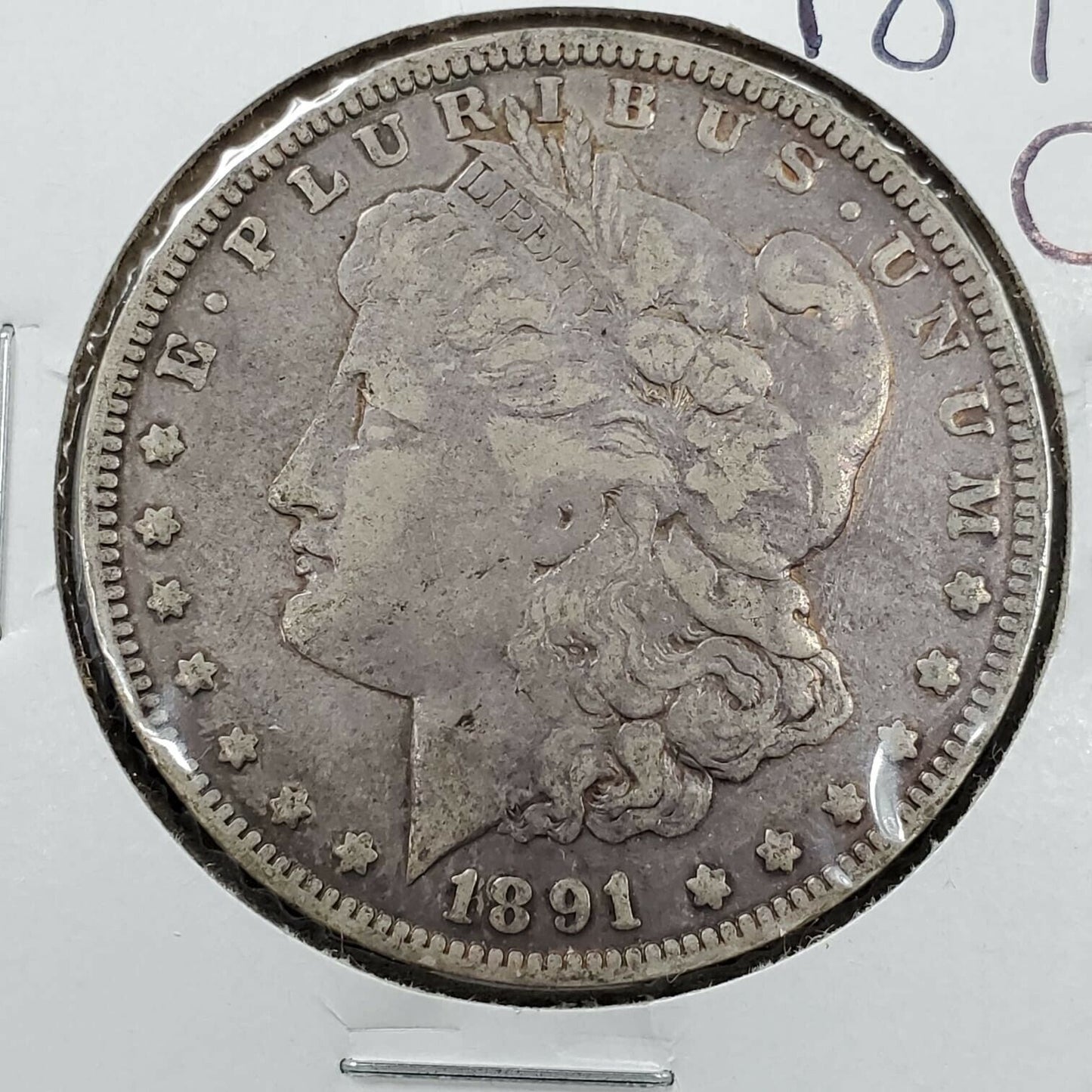 1891 O $1 Morgan Silver Eagle Dollar Coin Choice VG Very Good / F Fine Nice Circ