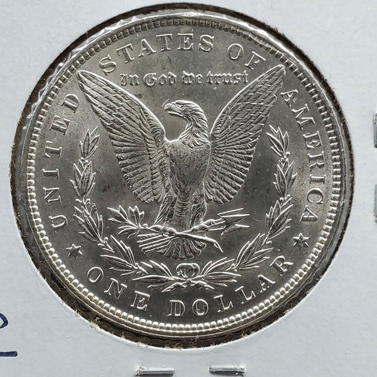 1896 P Morgan Silver Dollar Coin AVG BU UNC RPD Vam-9 Variety DBL 96 Wings Polis