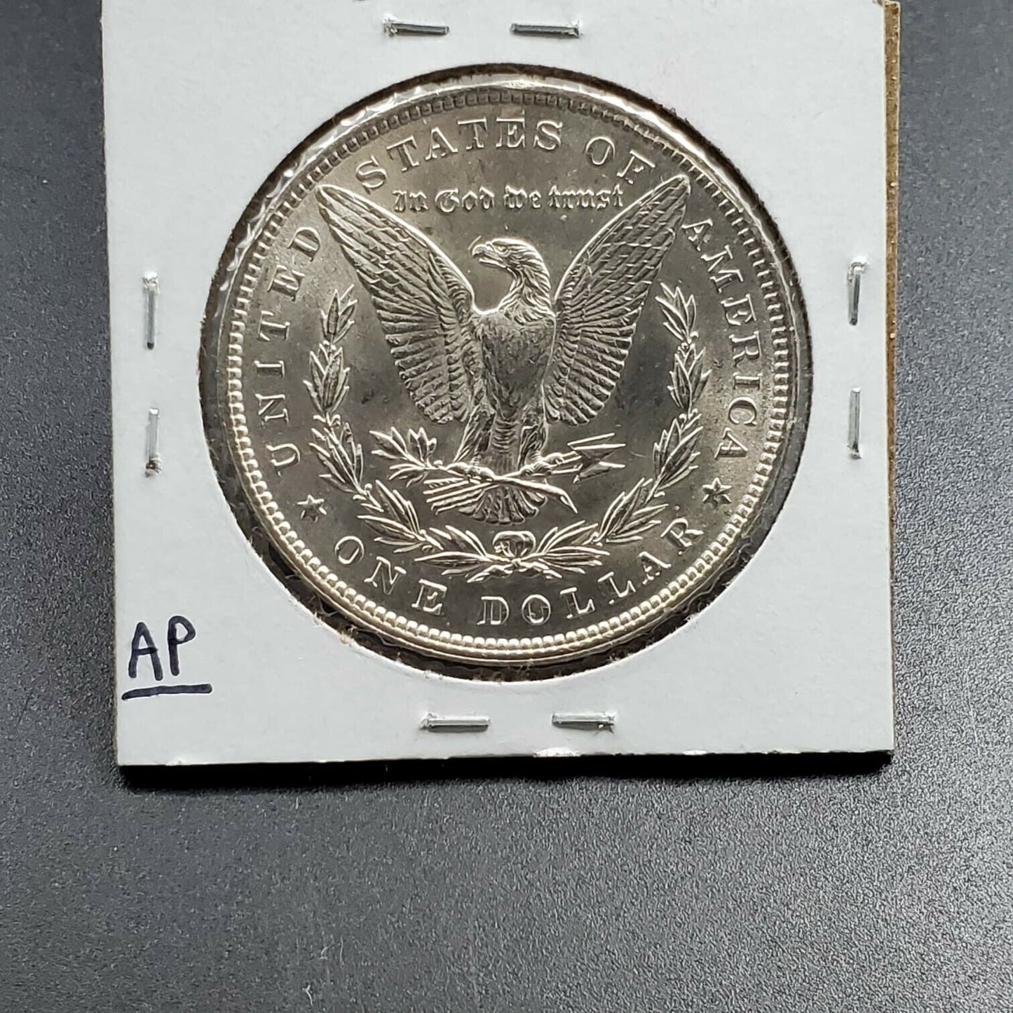 1896 P Morgan Silver Dollar Coin AVG BU UNC RPD Vam-9 Variety DBL 96 Wings Polis
