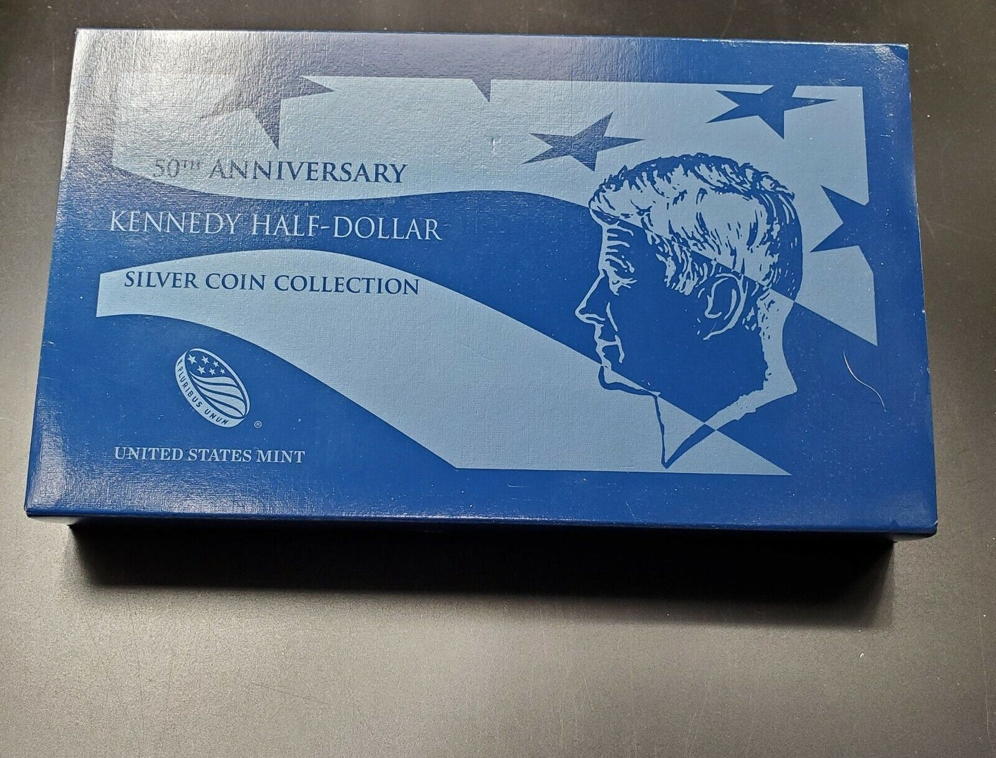 2014 50th Anniversary Kennedy Half Dollar Silver 4 Coin Set With Box &amp; COA