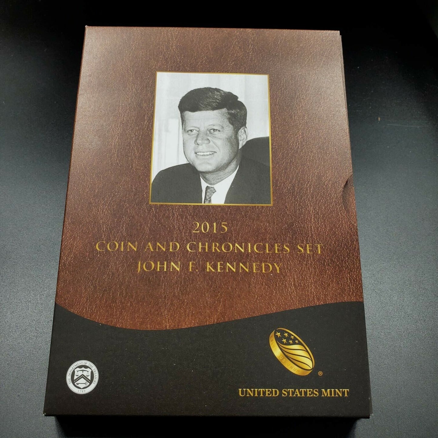 2015 Coin and Chronicles John F Kennedy JFK Set Coin &amp; Medal OGP