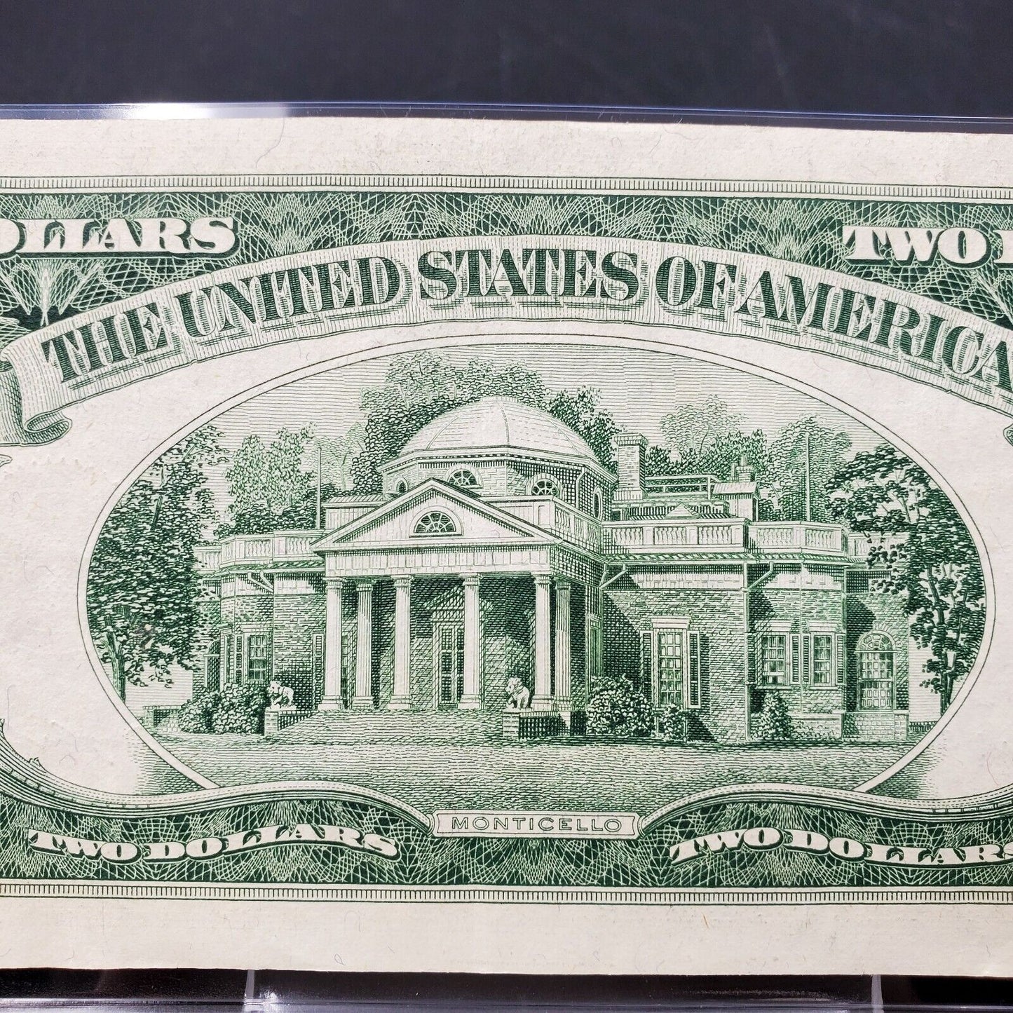 1953 B $2 United States Currency Legal Tender Note Red Seal CHOICE XF EF / AU