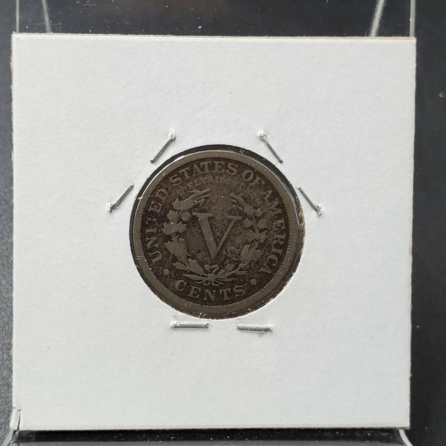 1883 Liberty V 5c Nickel Coin Average G Good / VG Very Good
