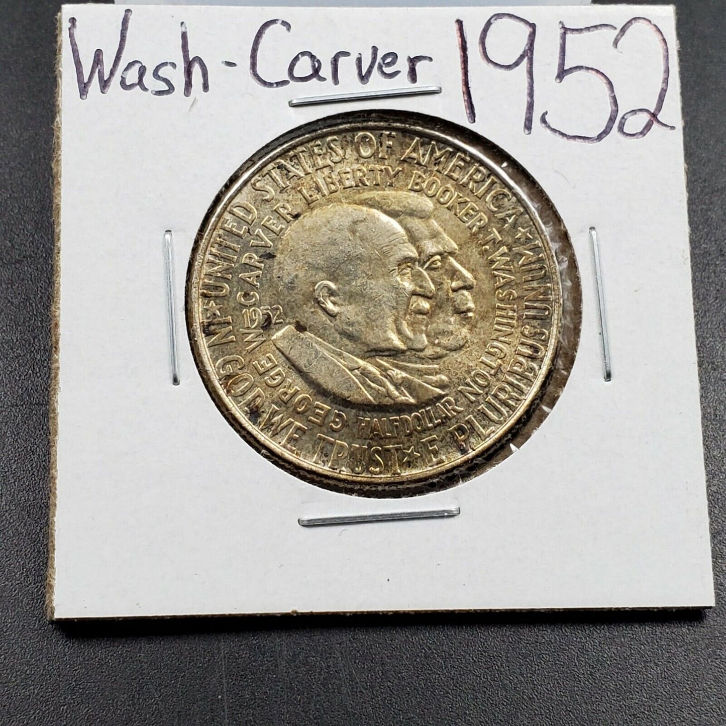 1952 P George Washington Carver Silver 50c Half Dollar Commemorative BU UNC