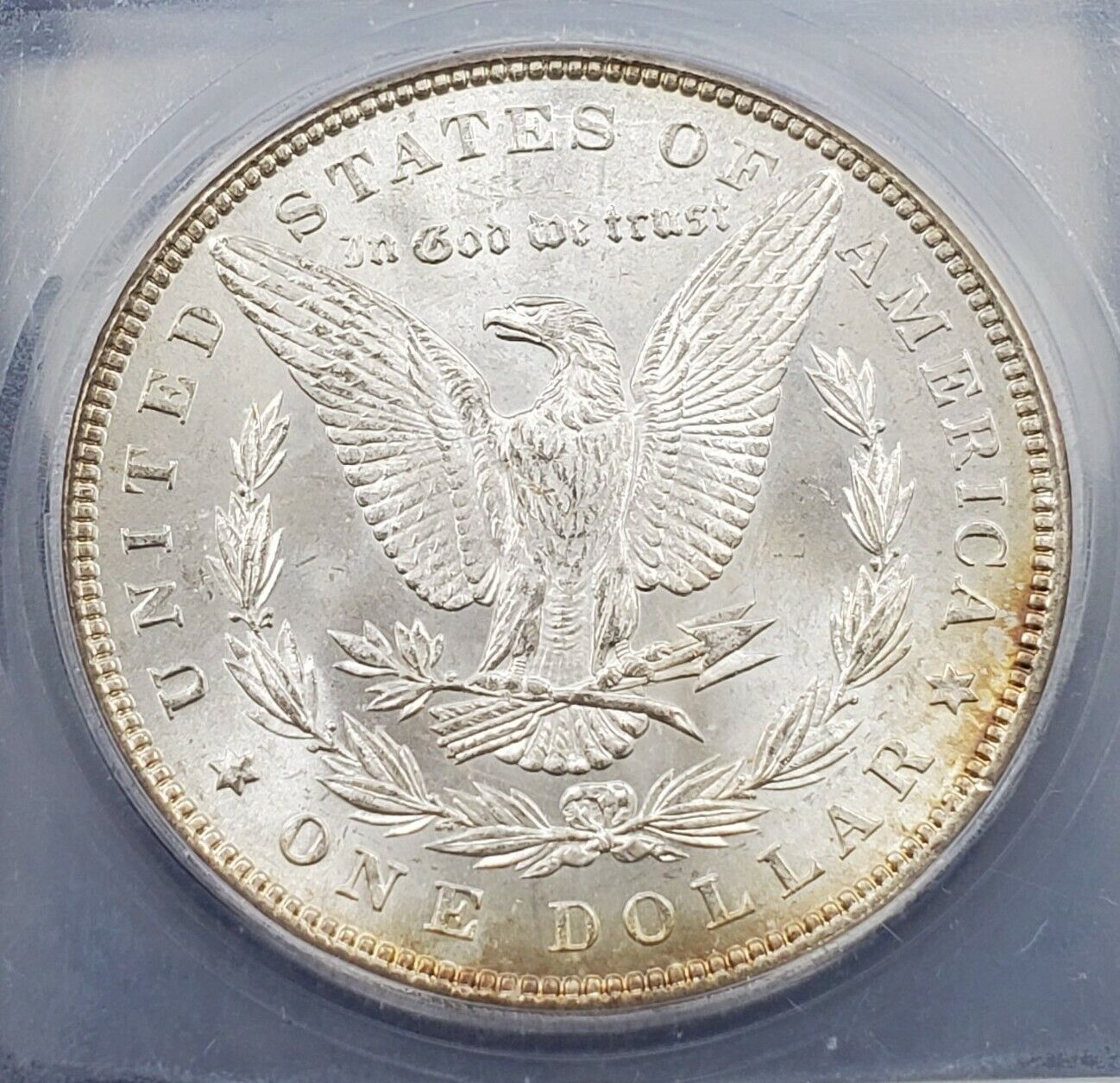 1884 P Morgan Silver Eagle Dollar Coin ICG MS65 Gem BU UNC Certified