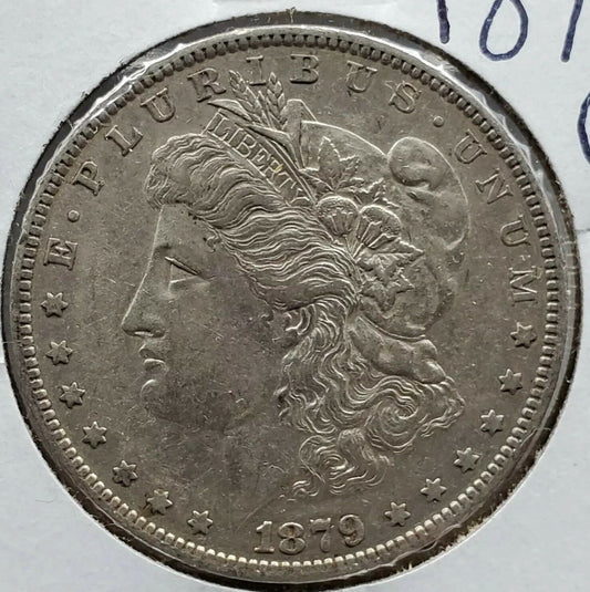 1879 O $1 Morgan Silver Eagle Dollar Coin EF XF Extra Fine Circulated
