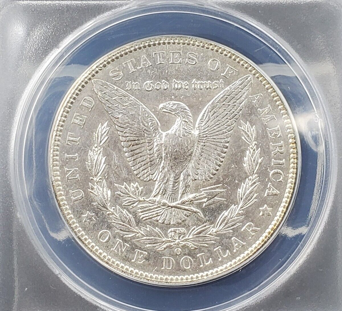 1902 O/O Morgan Silver Eagle Dollar Coin ANACS MS60 DETAILS VAM-8 CLEANED