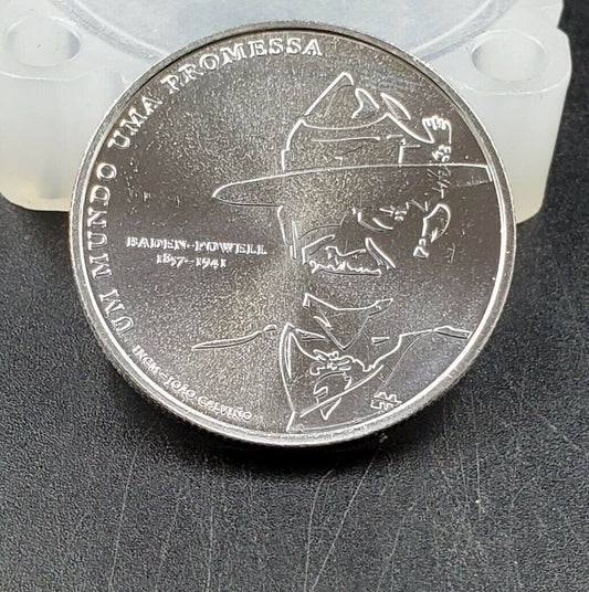 PORTUGAL 5 Euro ND 2007 Silver - World Scouting Centennial Gem BU Unc