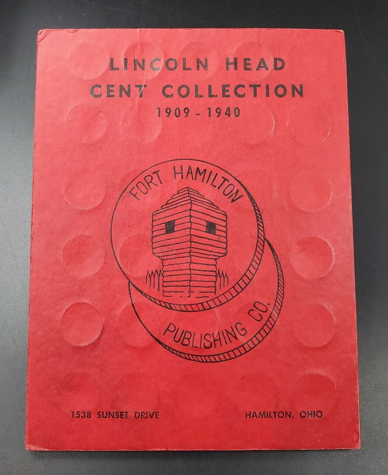 1910-1940 Lincoln Wheat 70 Cent Penny STARTER SET Antique Fort Hamilton Folder