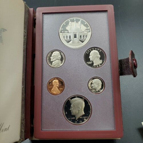 1984 S US Mint Prestige Proof Set OGP WITH Box COA Silver Dollar NICE