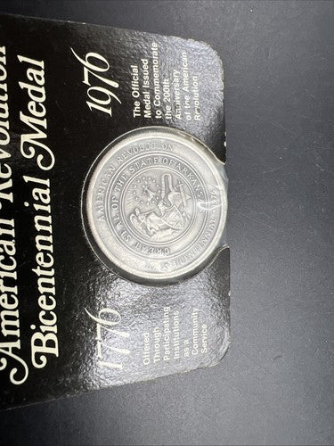 1976 US American Bicentennial .999 Silver Medal 50 States Arkansas #A
