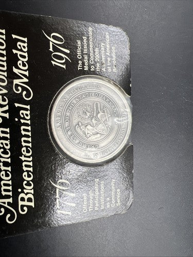 1976 US American Bicentennial .999 Silver Medal 50 States Arkansas #A