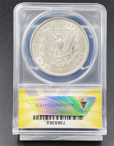 1887 P Morgan Silver Dollar Variety Coin ANACS AU55 VAM-3A SUPER CD Rare VAM