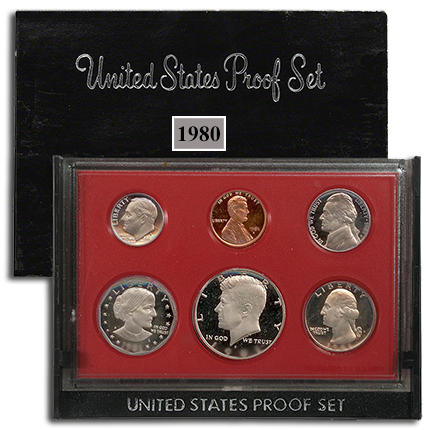 1980 S Proof Set US Mint OGP Clad