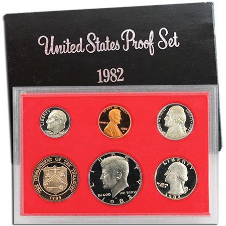 1982 S Proof Set US Mint OGP Clad