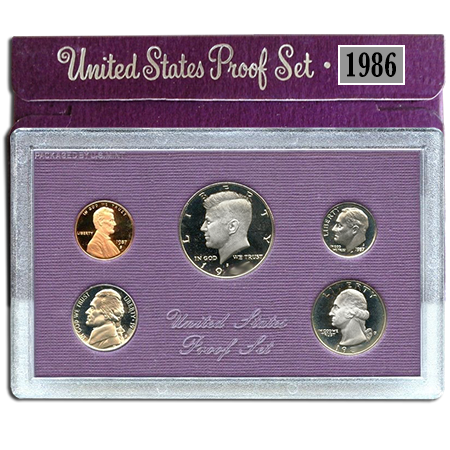 1986 S Proof Set