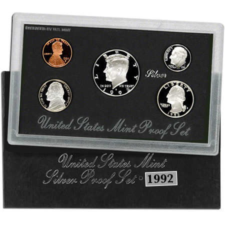 1992 S Silver Proof Set