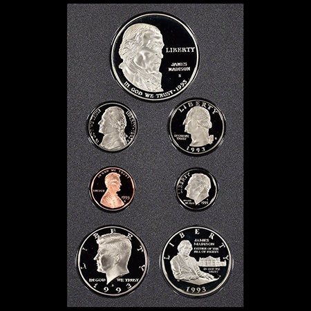 1993 S Prestige Proof Set