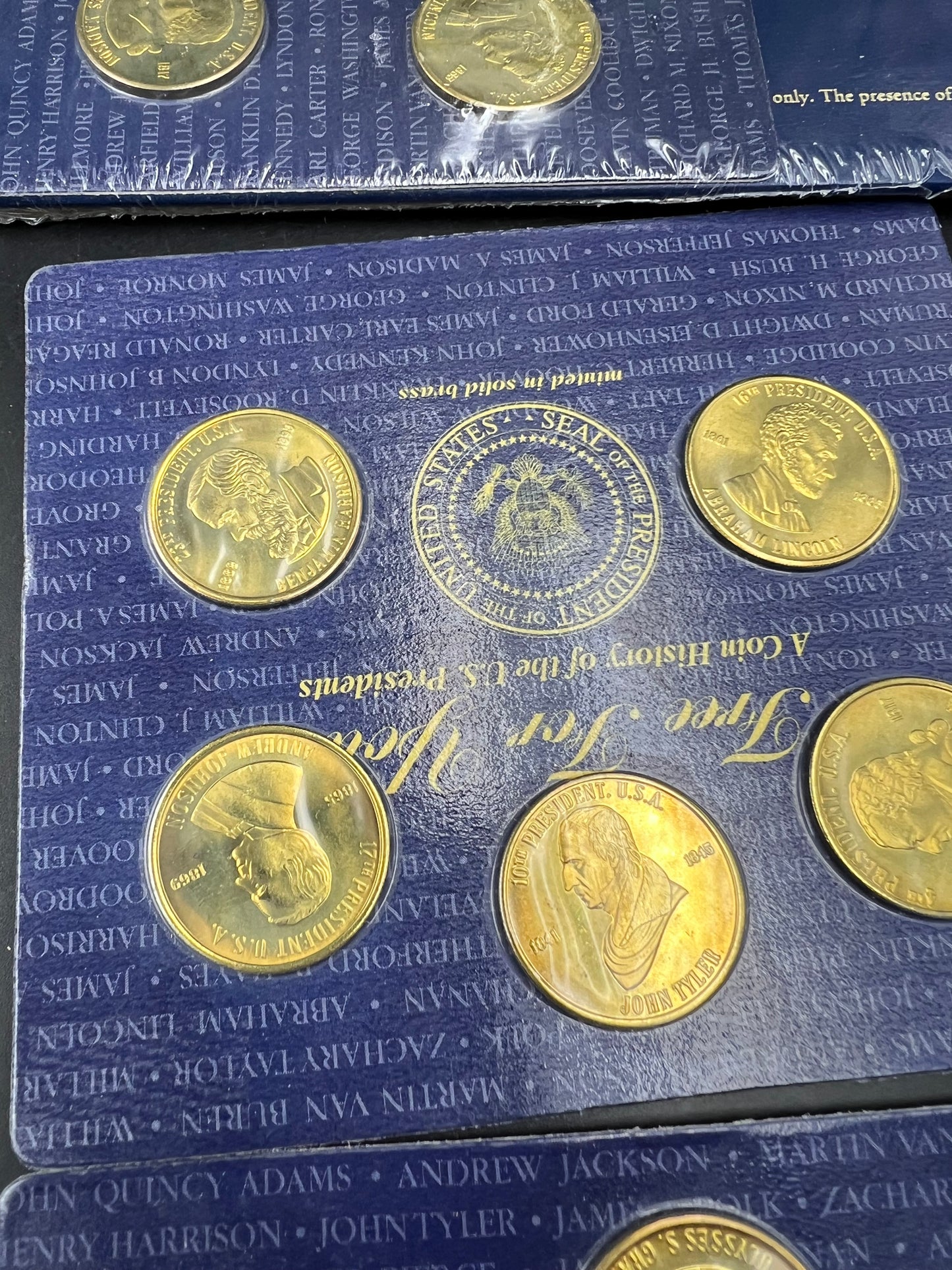 Lot of 3 sets of presidential medals 16 Medals CH / Gem UNC