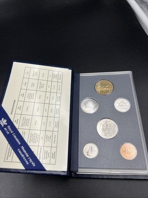 1996 Canada Specimen 6 Coin Gem Uncirculated Set w/ used Box COA
