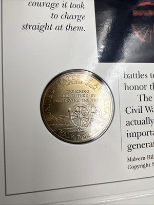 1995 S Civil War 50c Commemorative Half Dollar Coin Young Collector's Set sk#B